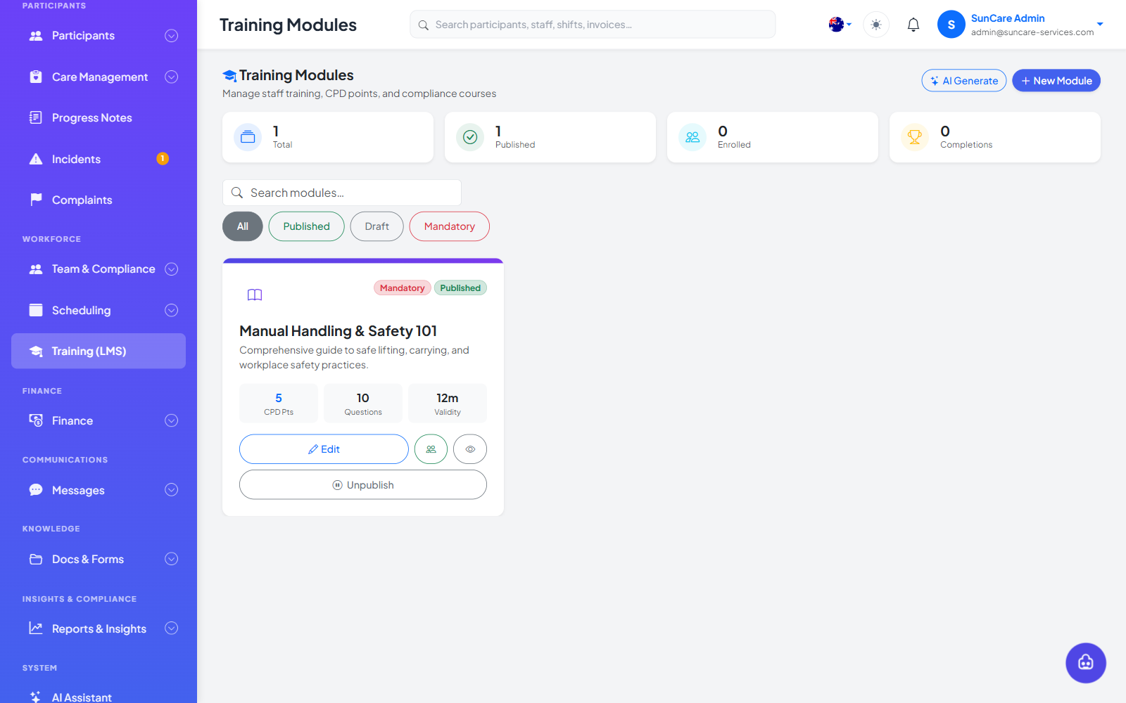 LMS &amp; Training in Plannor